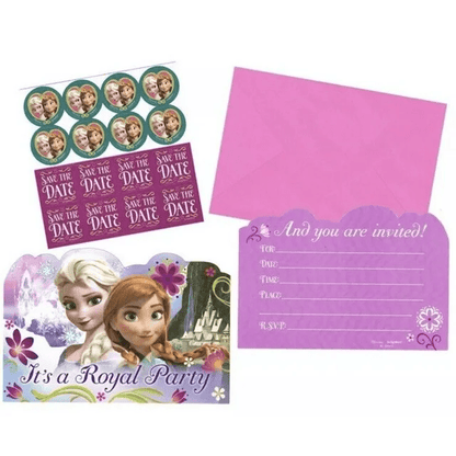 Invitations - Frozen It's a Royal Party (8ct) - Amscan