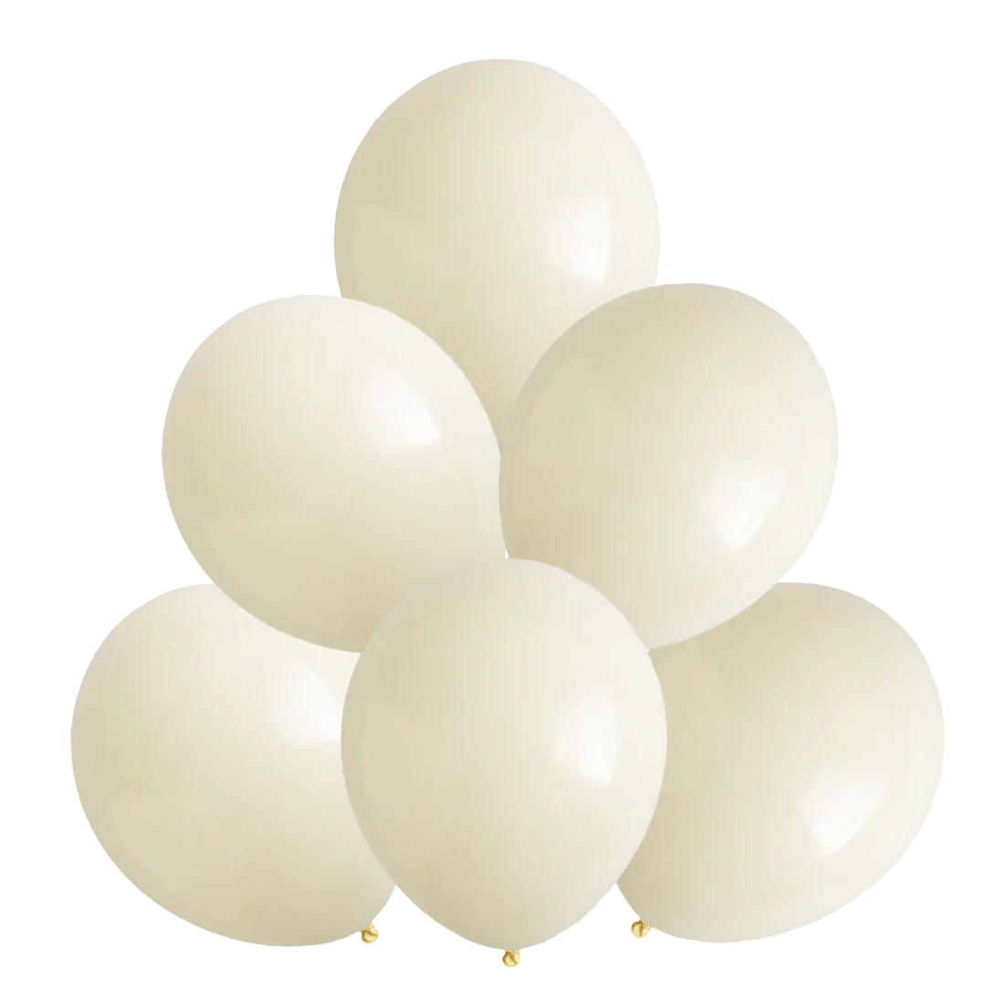 Ivory 12″ Latex Balloons by GloMex from Instaballoons