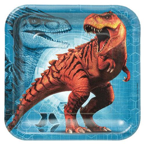 9" Paper Plates - Jurassic World Dino Hybrid (8ct) - Amscan