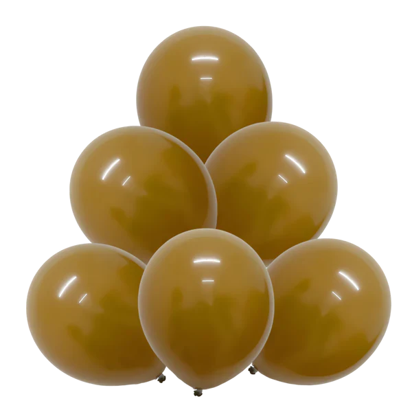 Khaki 5″ Latex Balloons by GloMex from Instaballoons