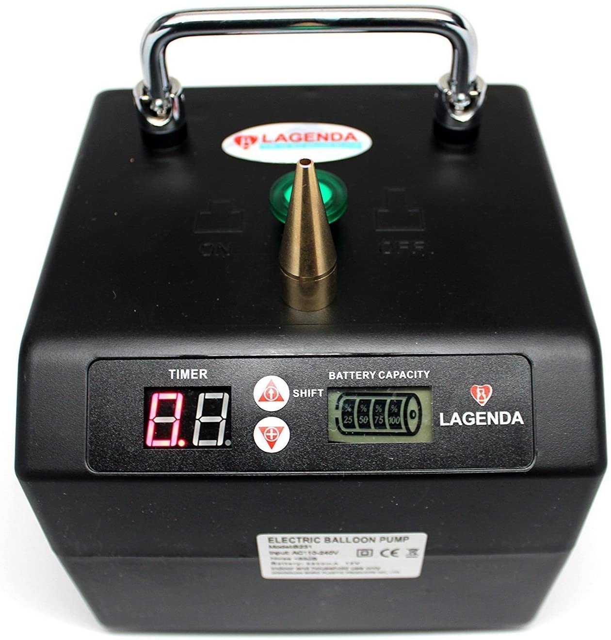 Lagenda Balloon Accessories Lagenda B231 Portable Electric Balloon Pump