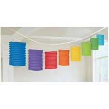Lantern Ppr Garland Multi Clr by Amscan from Instaballoons