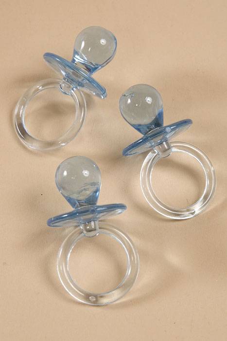 Large Pacifier Blue 12ct 5″ by null from Instaballoons