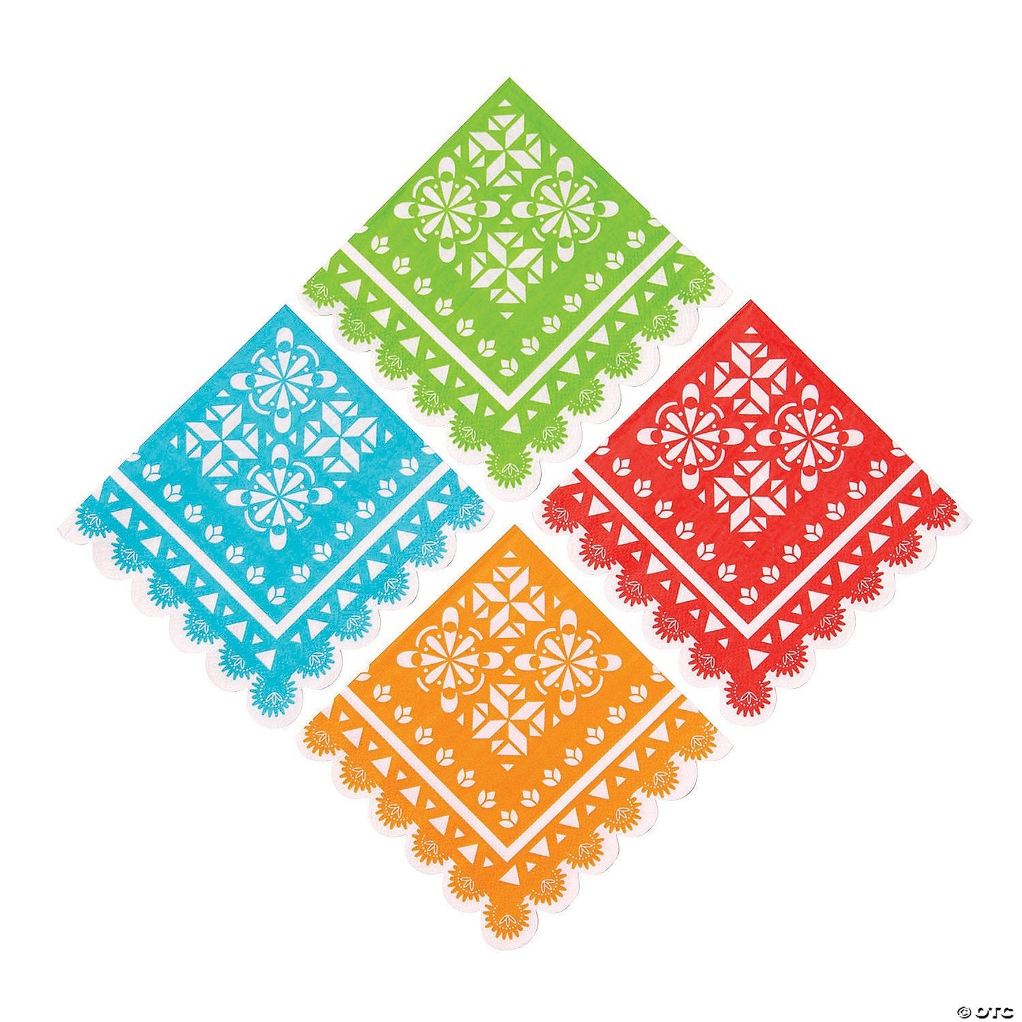 Let’s Fiesta Banner Beverage Napkins 5″ by Fun Express from Instaballoons