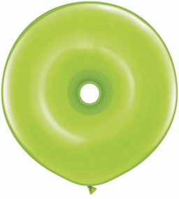 Lime Green Geo Donut 16″ Latex Balloons by Qualatex from Instaballoons