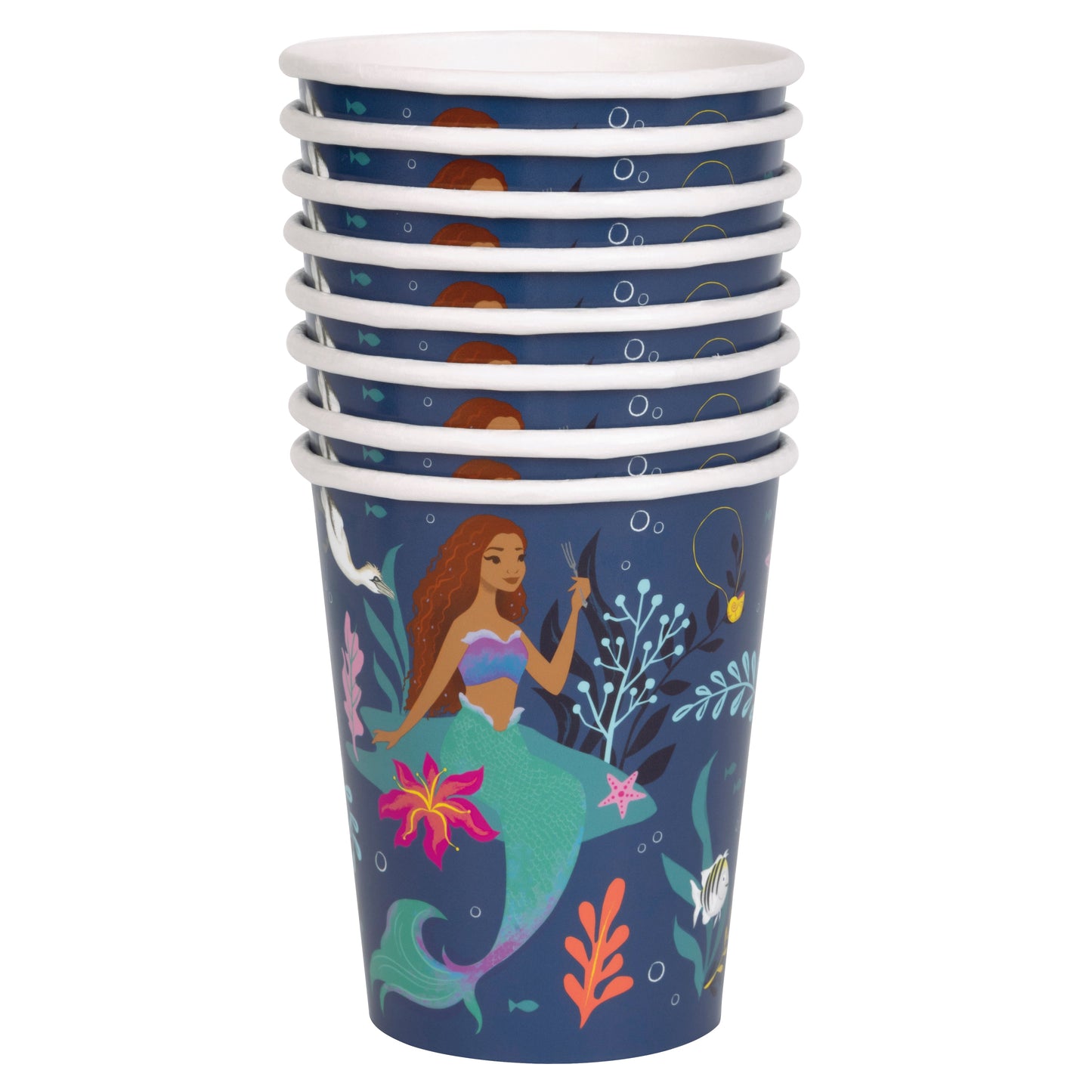 Little Mermaid Paper Cups by Unique from Instaballoons