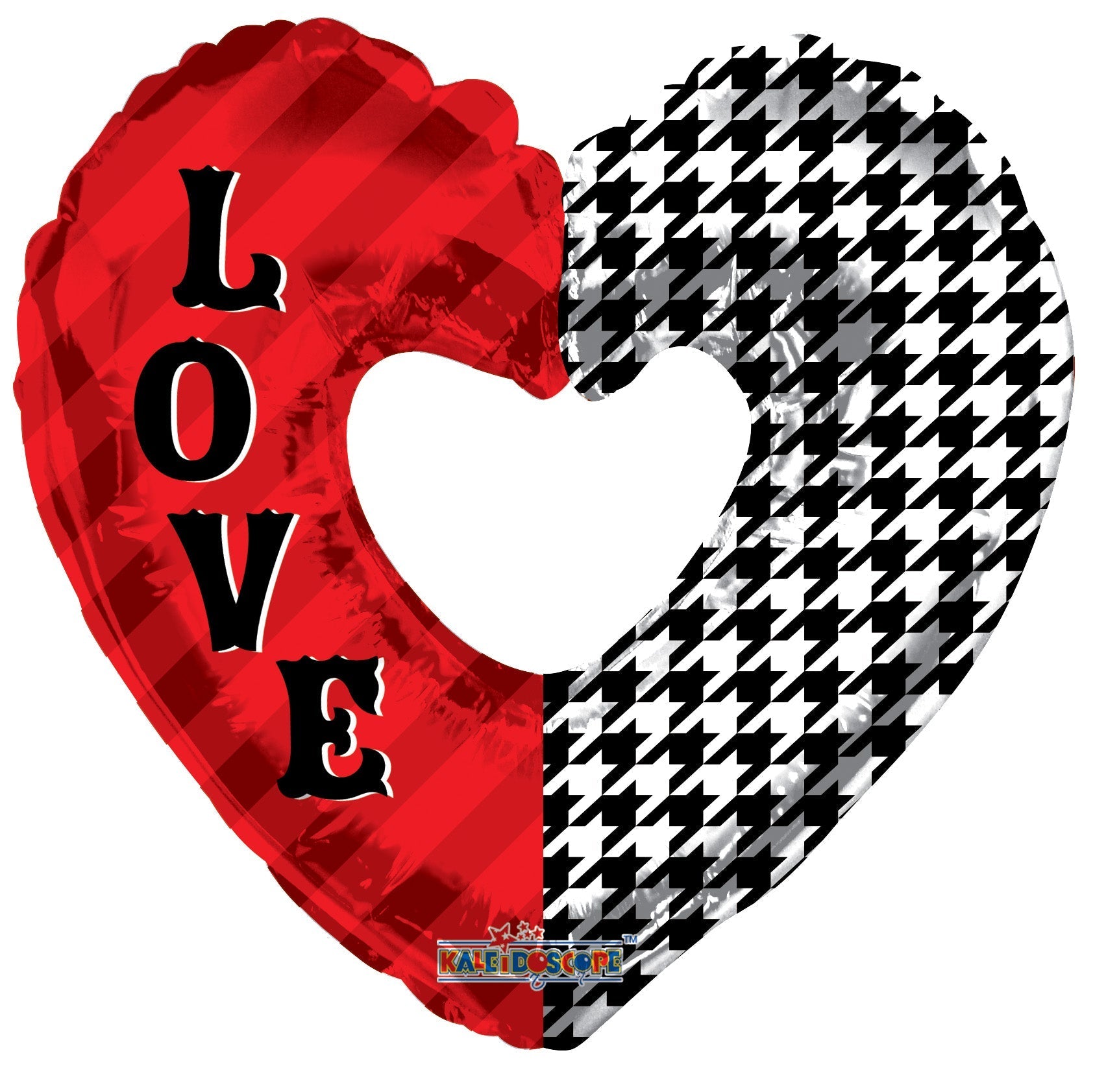 Love Open Heart (requires heat-sealing) 9″ Foil Balloons by Convergram from Instaballoons