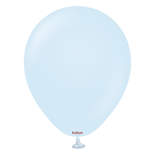 Macaron Baby Blue 5″ Latex Balloons by Kalisan from Instaballoons