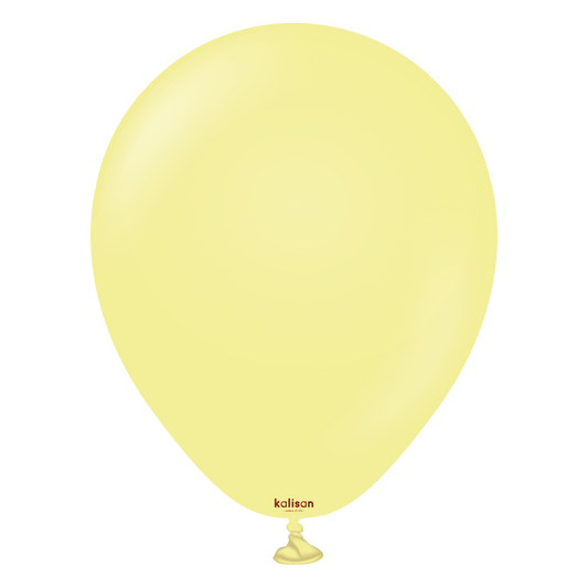 Macaron Yellow 12″ Latex Balloons by Kalisan from Instaballoons