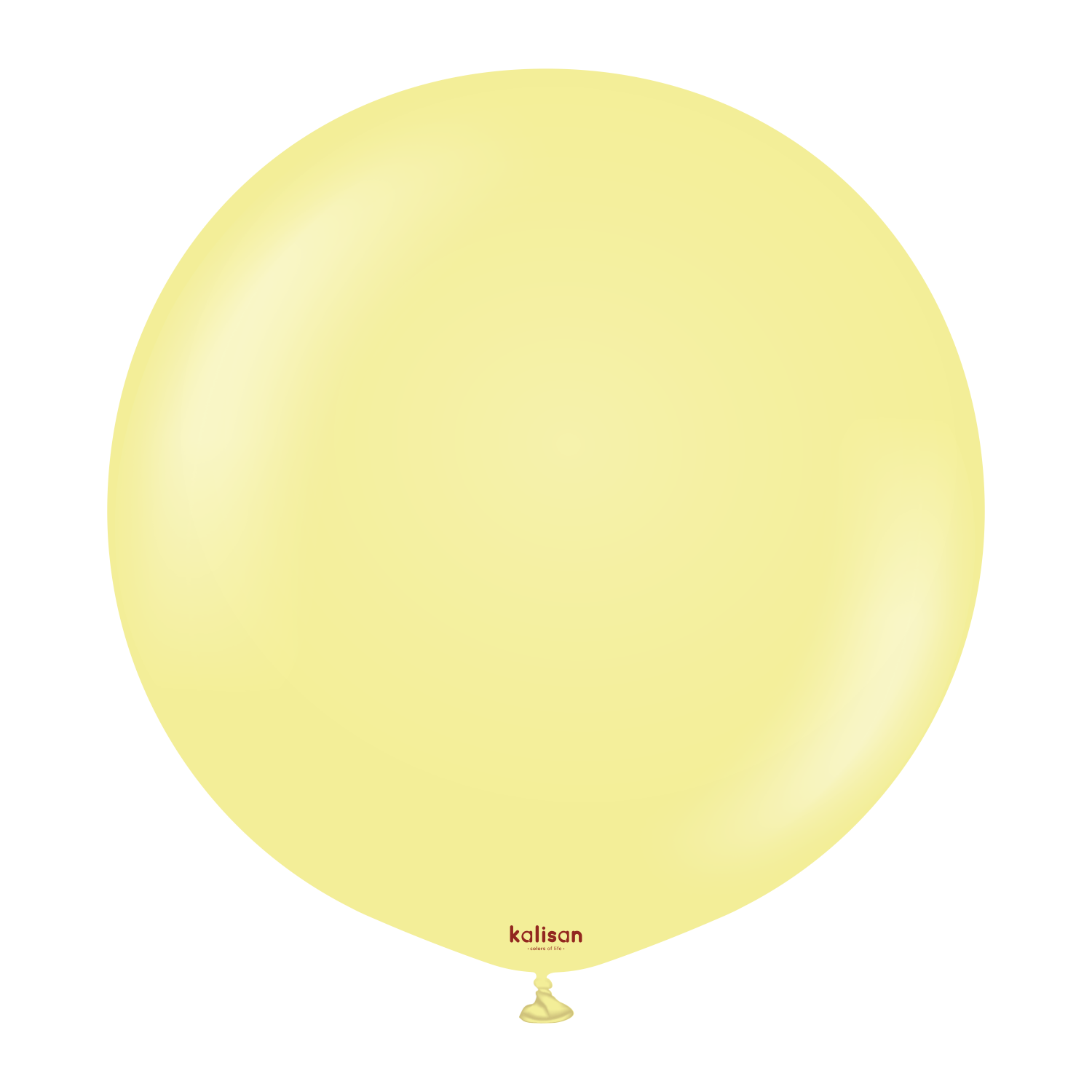 Macaron Yellow 5″ Latex Balloons by Kalisan from Instaballoons