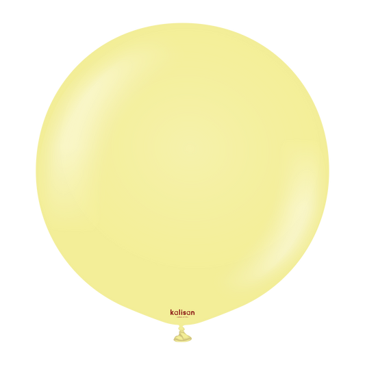 Macaron Yellow 5″ Latex Balloons by Kalisan from Instaballoons