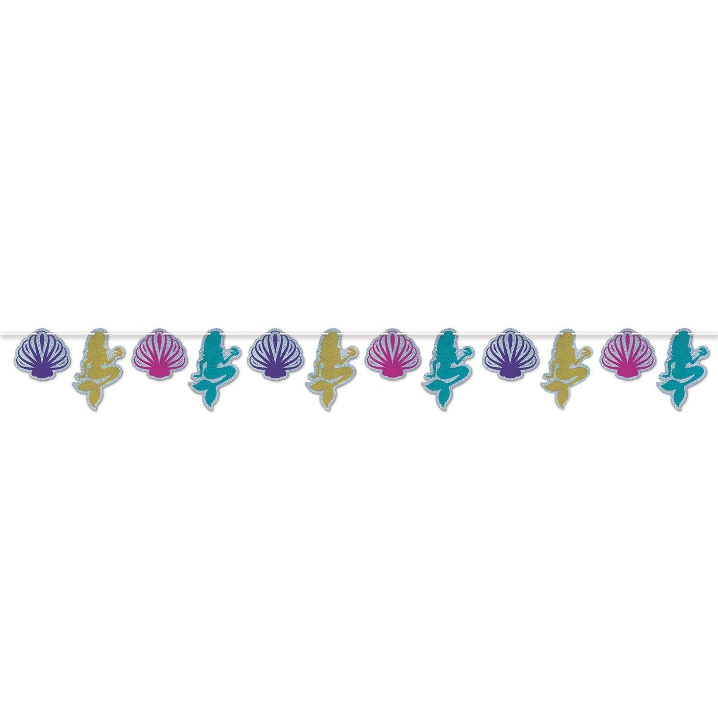 Mermaid & Seashell Streamer by Beistle from Instaballoons