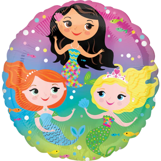 Mermaids 18″ Foil Balloon by Anagram from Instaballoons