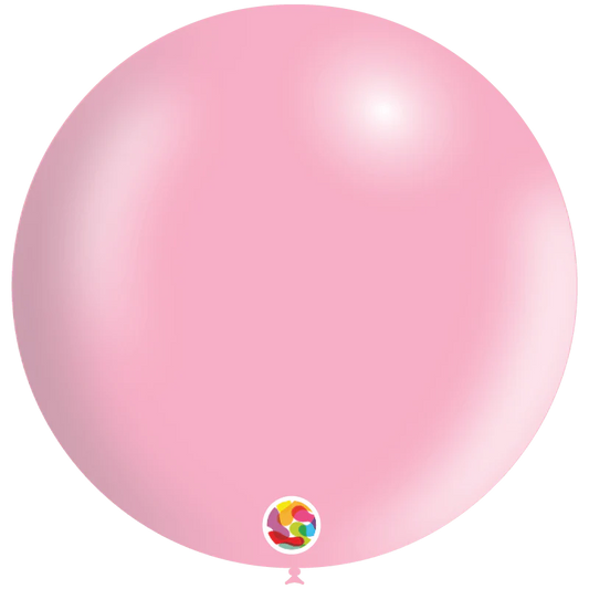 Metallic Baby Pink 24″ Latex Balloons by Balloonia from Instaballoons