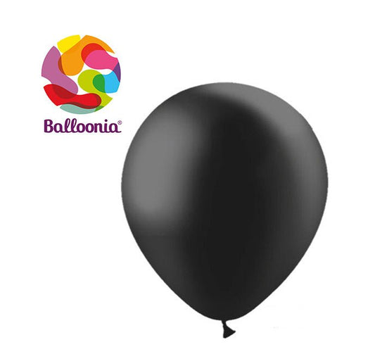 Metallic Black Latex - Balloonia