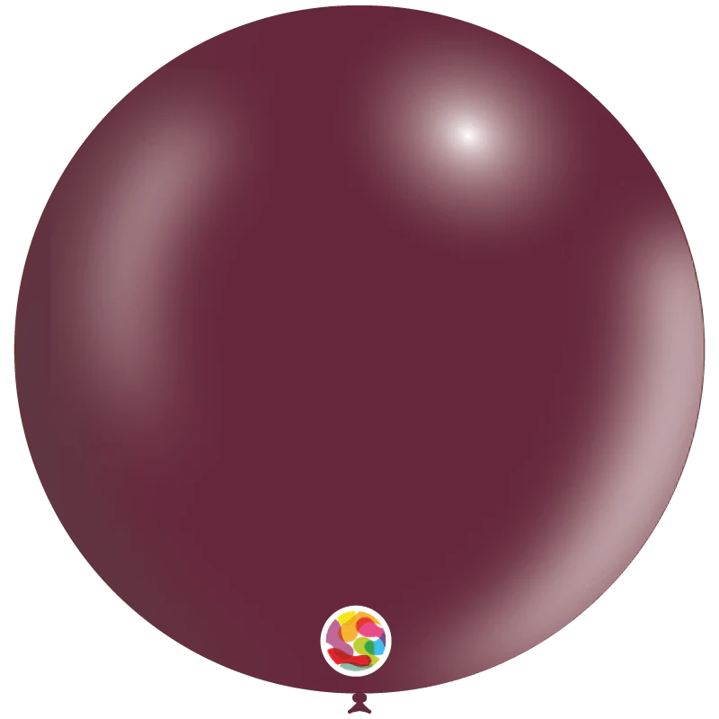 Metallic Burgandy 24″ Latex Balloons by Balloonia from Instaballoons