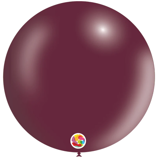 Metallic Burgandy 24″ Latex Balloons by Balloonia from Instaballoons