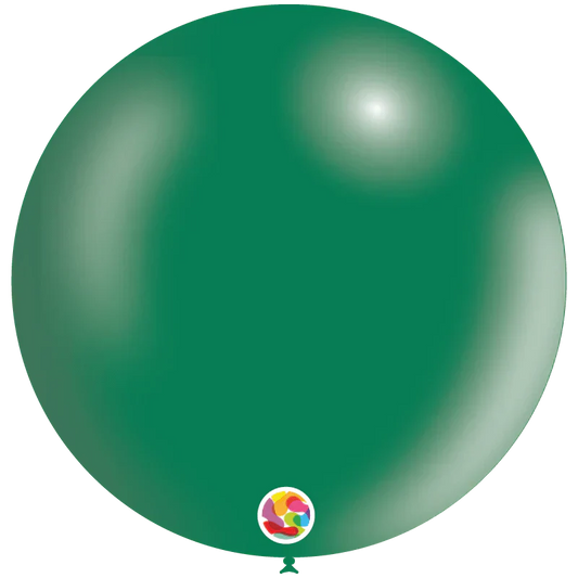 Metallic Forest Green 24″ Latex Balloons by Balloonia from Instaballoons
