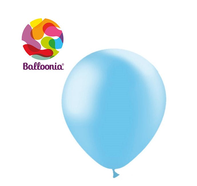 Metallic Sky Blue Latex - Balloonia