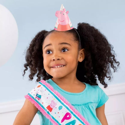 Mini Party Hats - Peppa Pig Confetti Party (8ct) - Amscan