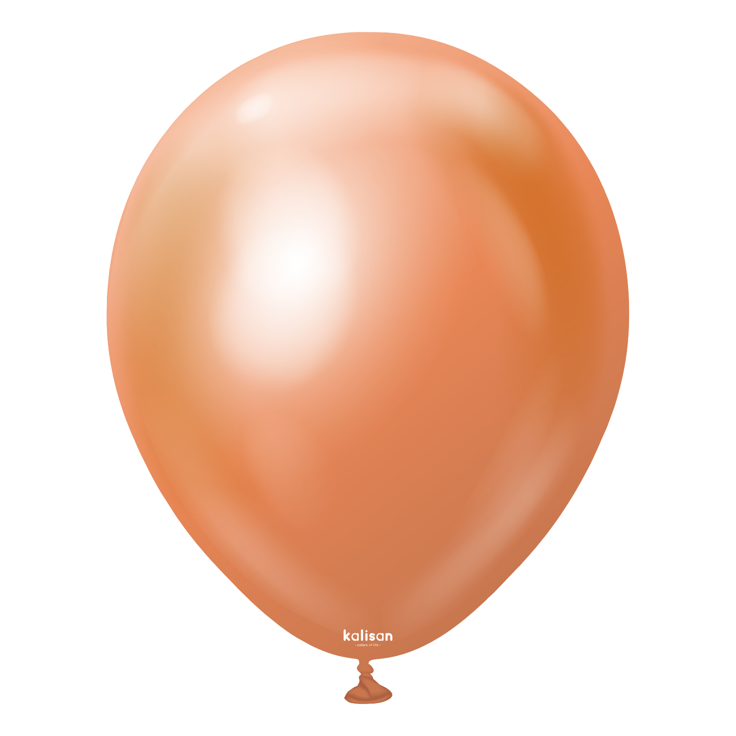 Mirror Copper 18″ Latex Balloons by Kalisan from Instaballoons