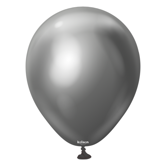 Mirror Space Grey 5″ Latex Balloons by Kalisan from Instaballoons