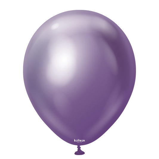 Mirror Violet 18″ Latex Balloons by Kalisan from Instaballoons
