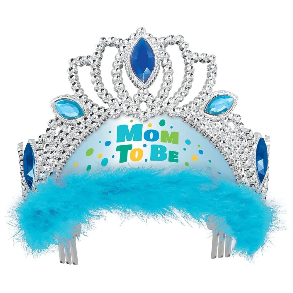 Mom To Be Tiara - Blue by Unique from Instaballoons