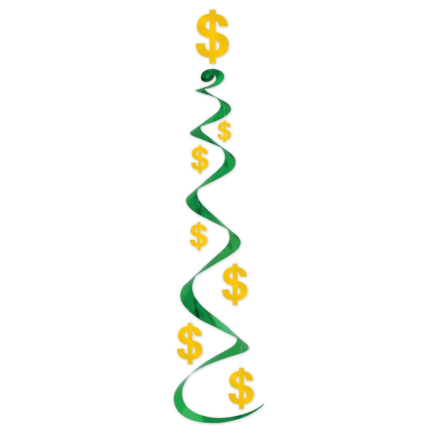 Money Dollar Sign $ Whirls by Beistle from Instaballoons
