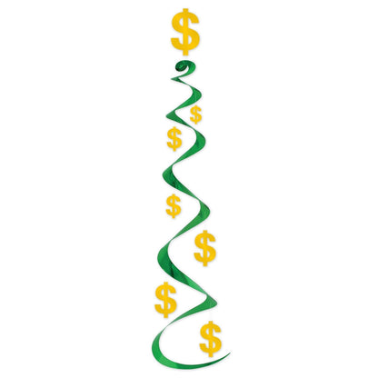 Money Dollar Sign $ Whirls by Beistle from Instaballoons