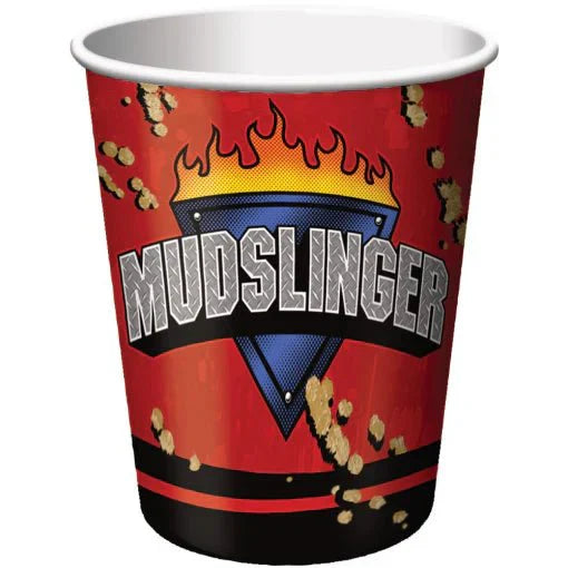 Mudslinger 9oz Cups 8ct - Creative Converting