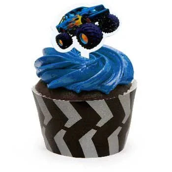 Mudslinger Cupcake Wrap with Topper 12ct - Creative Converting
