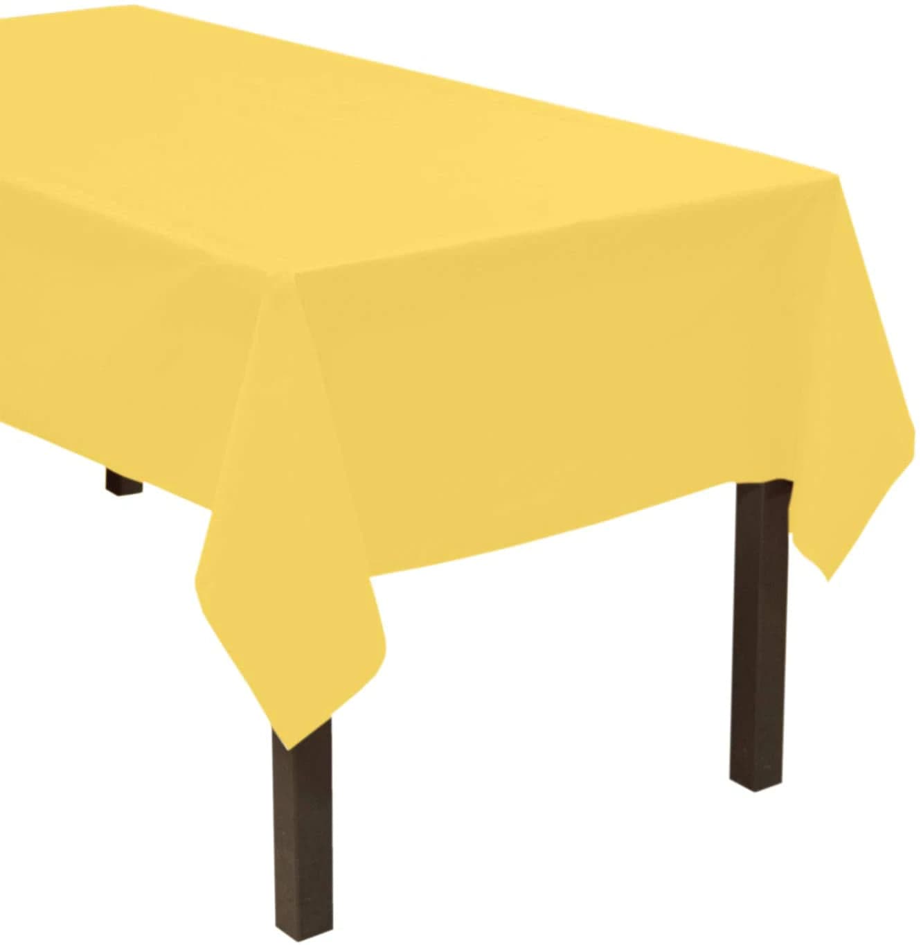 Natural Star Yellow Rectangular Heavy Duty Table Cover 54″ x 108″
