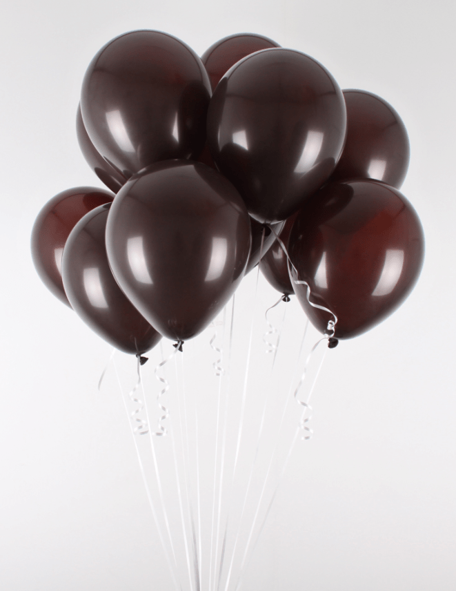 Neo Loons Latex Chocolate  12″ Latex Balloons (100 count)