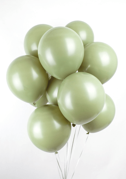 Neo Loons Latex Olive Green 12″ Latex Balloons (100 count)