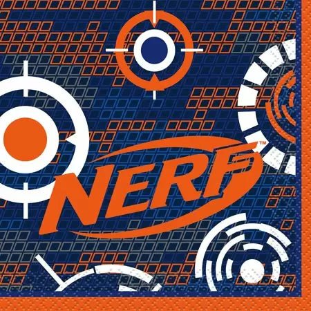 5" Beverage Napkins - Nerf (16ct) - Unique