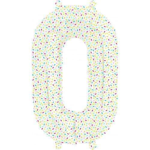 Northstar Mylar & Foil 0 16″ Airfill Self-Sealing Number Sprinkles Foil Balloons