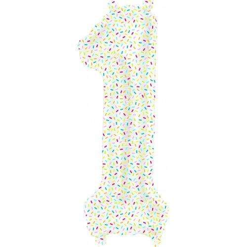 Northstar Mylar & Foil 1 16″ Airfill Self-Sealing Number Sprinkles Foil Balloons