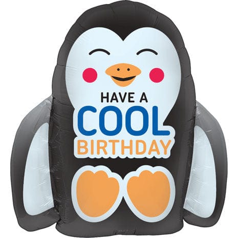 Northstar Mylar & Foil Have a Cool Birthday Penguin 23″ Balloon