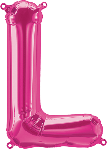 Magenta Letter L 16" Balloon