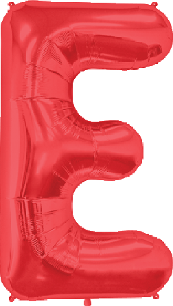 Northstar Mylar & Foil Red / E Red 34" Giant Balloon Letters and Numbers