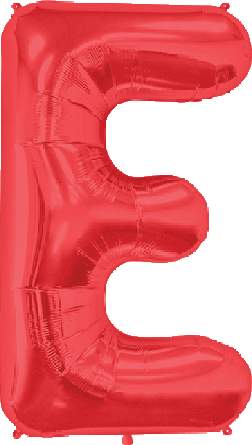 Red Letter E 34″ Balloon