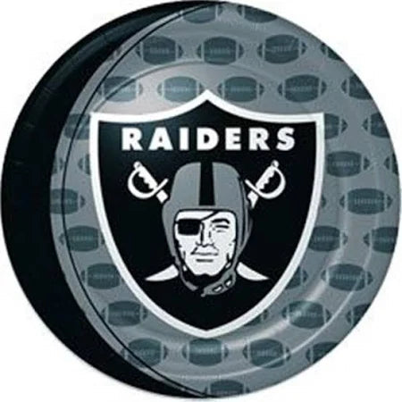 OK Raiders Lg Plates 9″ by null from Instaballoons