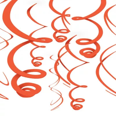 Orange Swirl Deco by Amscan from Instaballoons