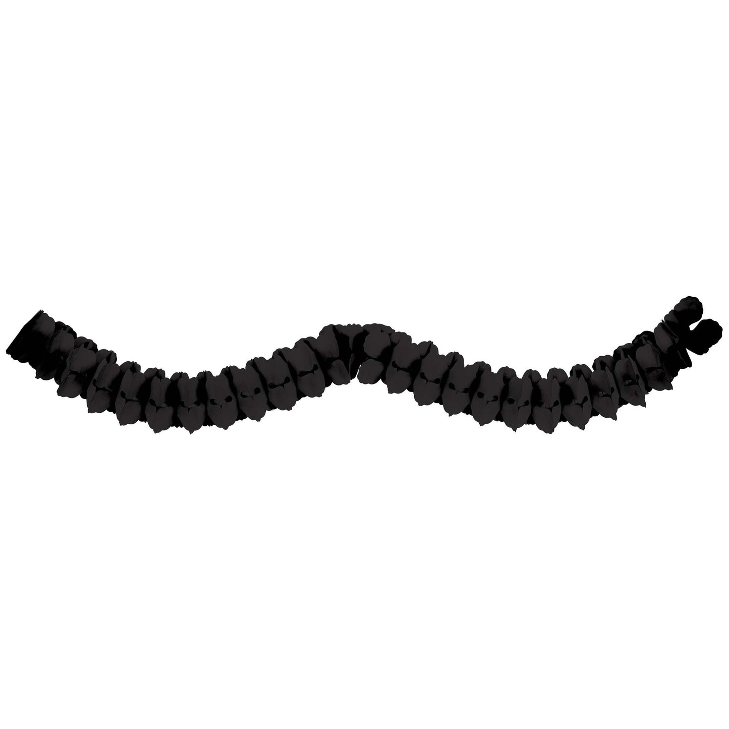 Paper Garland - Black 12′ by Amscan from Instaballoons