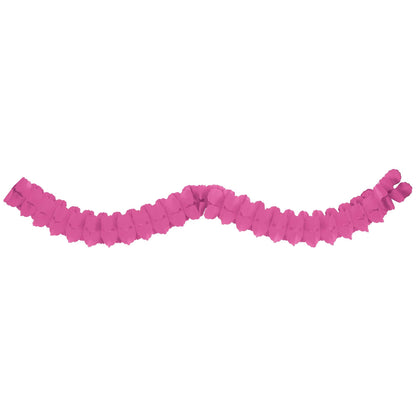 Paper Garland - Pink 12′ by Amscan from Instaballoons