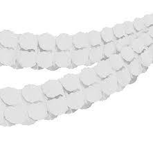 Paper Garland - White 12′ by Amscan from Instaballoons
