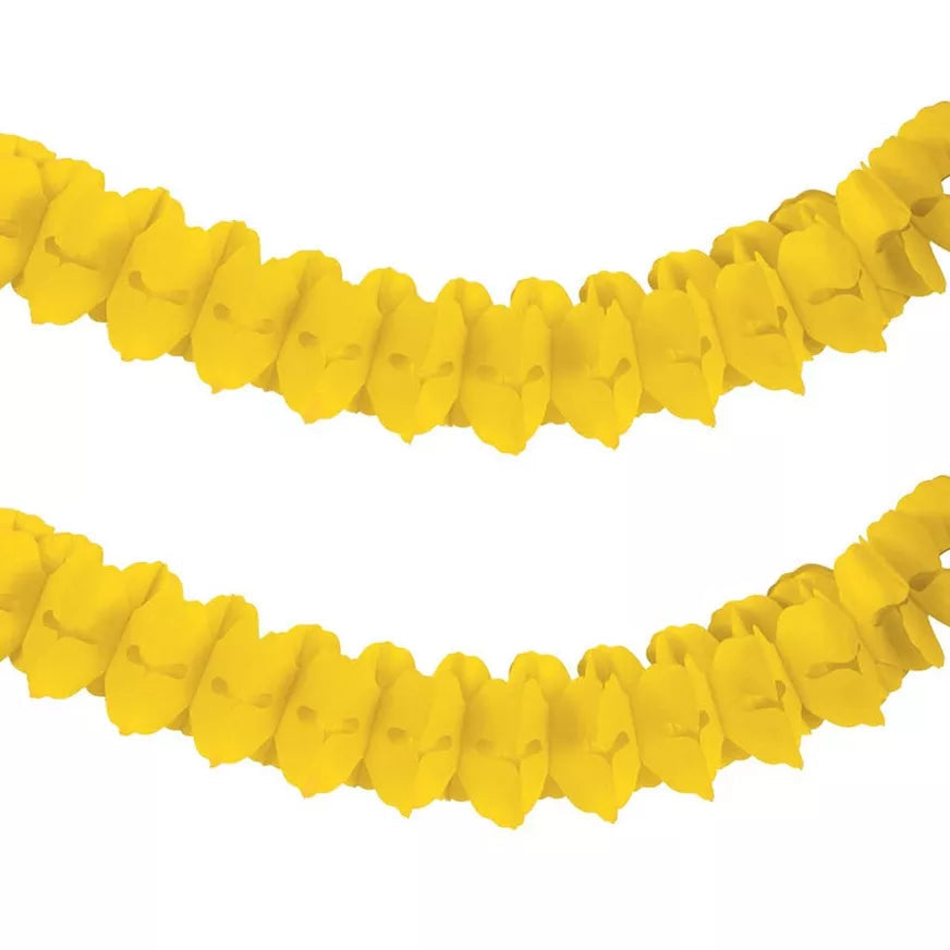 Paper Garland - Yellow 12′ by Amscan from Instaballoons