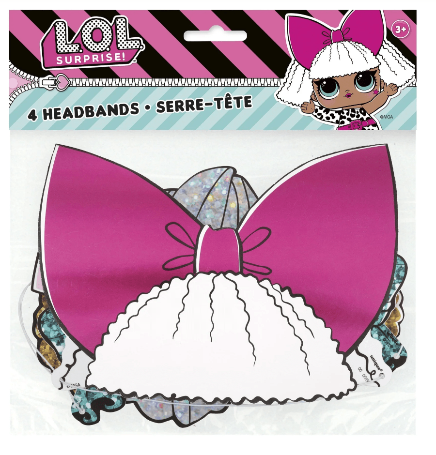 Paper Headband - LOL Surprise (4ct) - Unique
