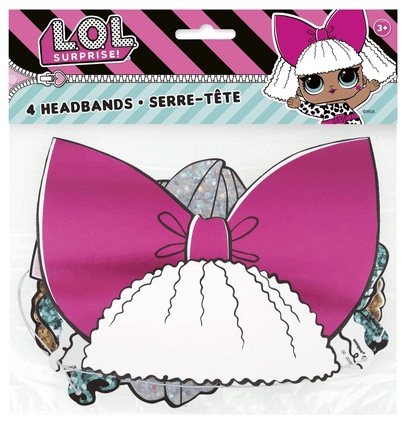 Paper Headband - LOL Surprise (4ct) - Unique